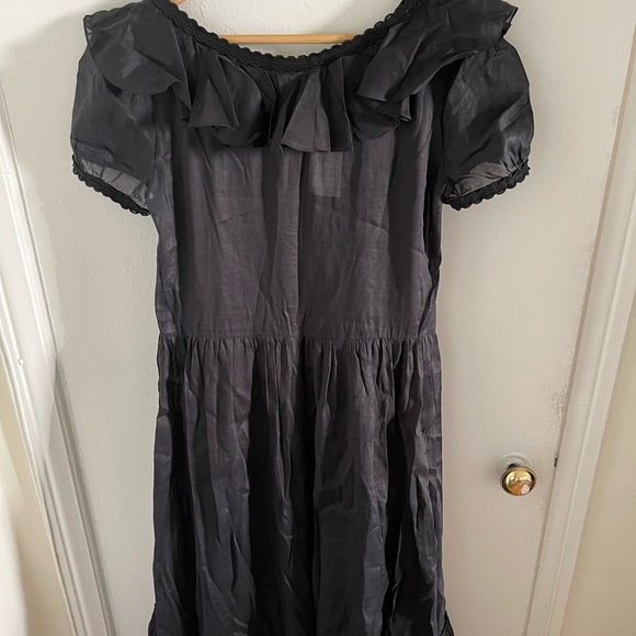 Saint Laurent FR38 black Victorian dress - Picture 4 of 6